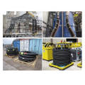 material handling dry bulk rubber hose for gravel cement